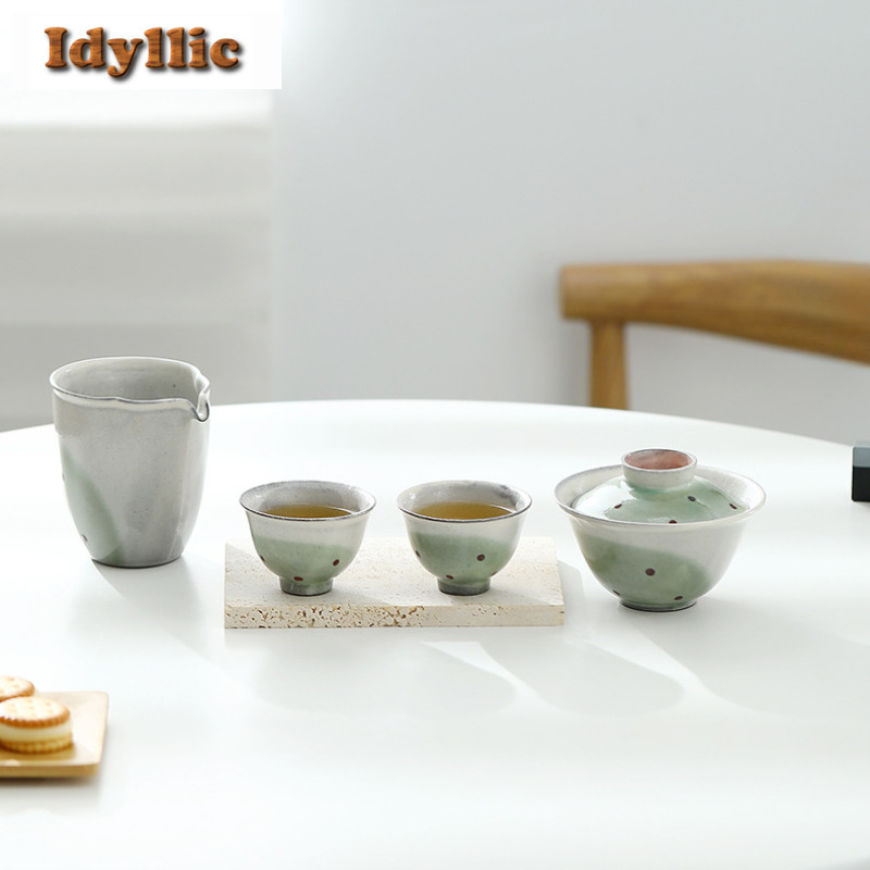 Korean Tea Set - وابي سابي ستايل باور يين الفخار