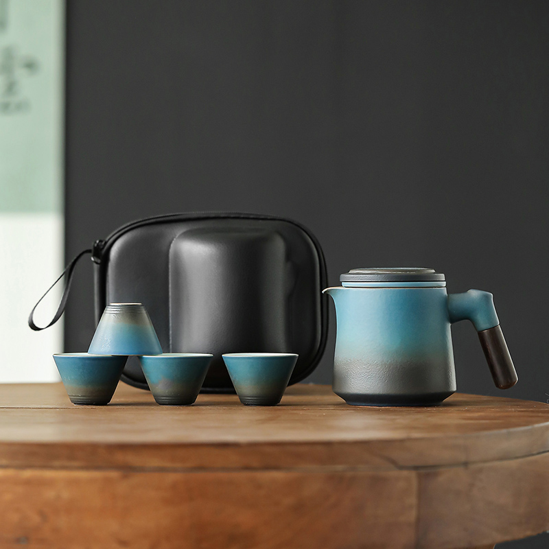 Korean Tea Set - طقم شاي سفر بسيط بوعاء واحد
