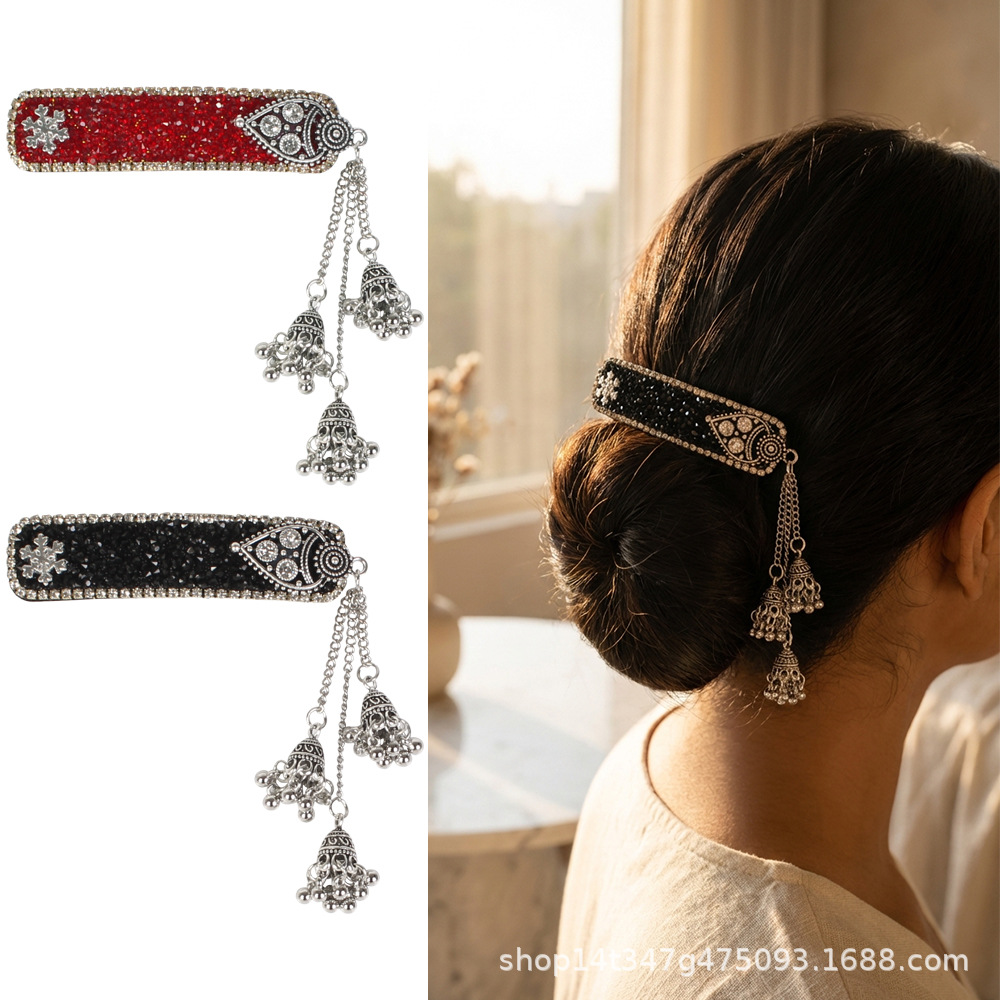 Hanbok Hair Pin - دبابيس شعر بتصميم عرقي مع شراشيب