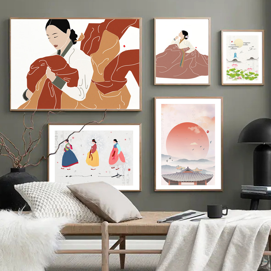 Modern Korean Lifestyle - الكورية نمط بوهو الهانبوك فتاة الآسيوية