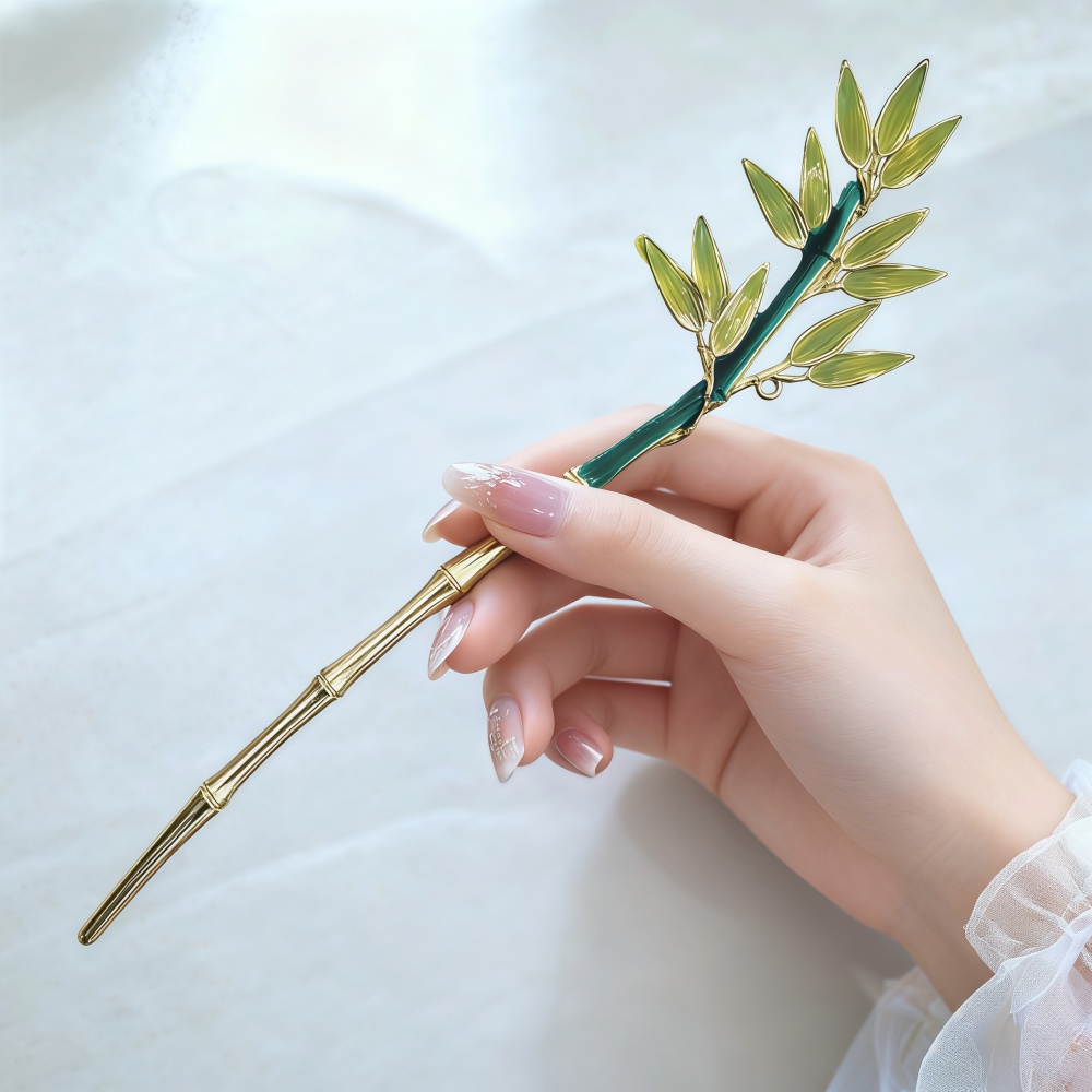 دبابيس شعر من سبيكة المينا للن - مراجعة Hanbok Hair Pin وسعره