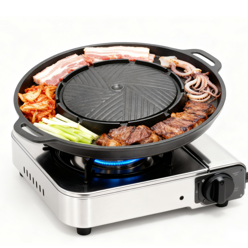 KOSUN الكورية شواء شواء عموم 2 - مراجعة Korean Bbq Grill وسعره
