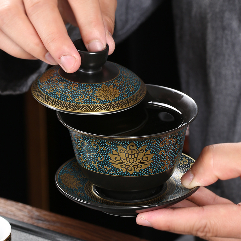 أكواب شاي Gaiwan الكلاسيكية ال - مراجعة Korean Tea Set وسعره