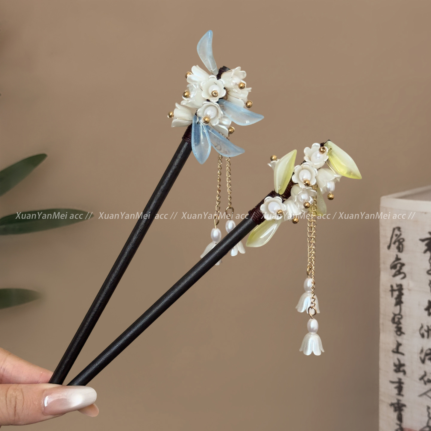 دبابيس شعر صينية تقليدية على ش - مراجعة Hanbok Hair Pin وسعره