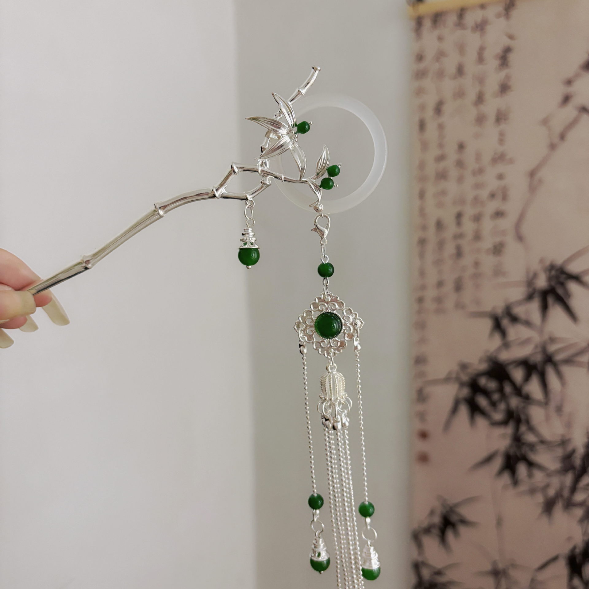 دبوس شعر على شكل عصا شعر من ال - مراجعة Hanbok Hair Pin وسعره