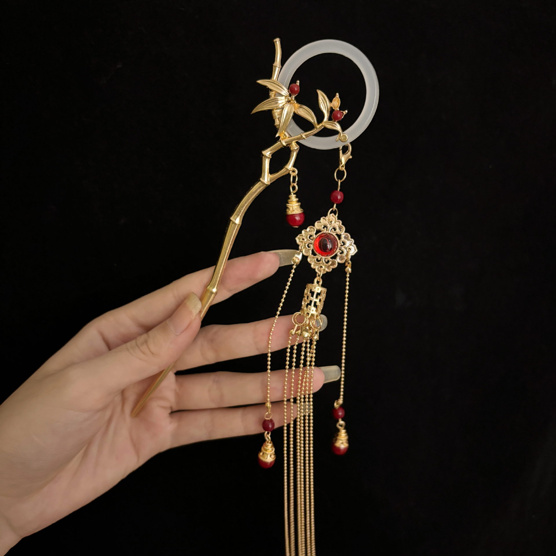 دبوس شعر على شكل عصا شعر من ال - مراجعة Hanbok Hair Pin وسعره