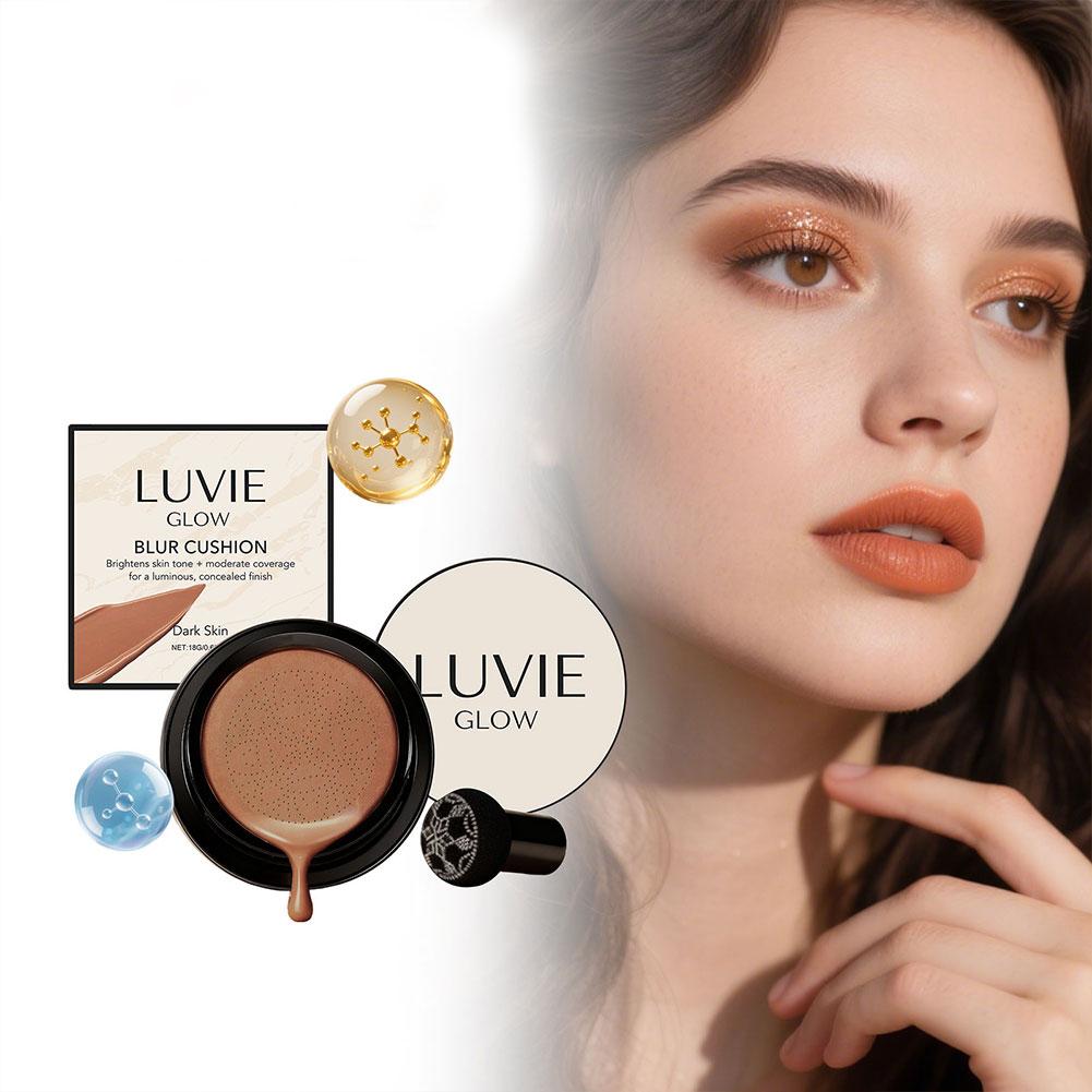 LUVIE GLOW وسادة رأس الفطر الأ - مراجعة Bb Cushion Korean وسعره