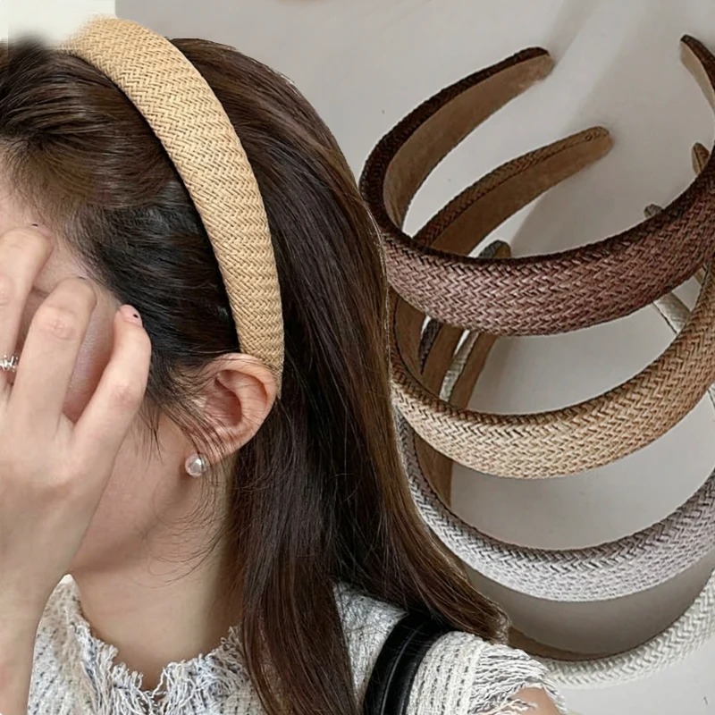 عصابة رأس منسوجة من القش بتصمي - مراجعة Hanbok Hair Pin وسعره