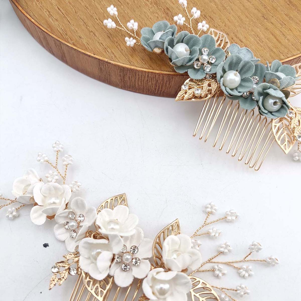 مشبك شعر كريستالي لؤلؤي على شك - مراجعة Hanbok Hair Pin وسعره