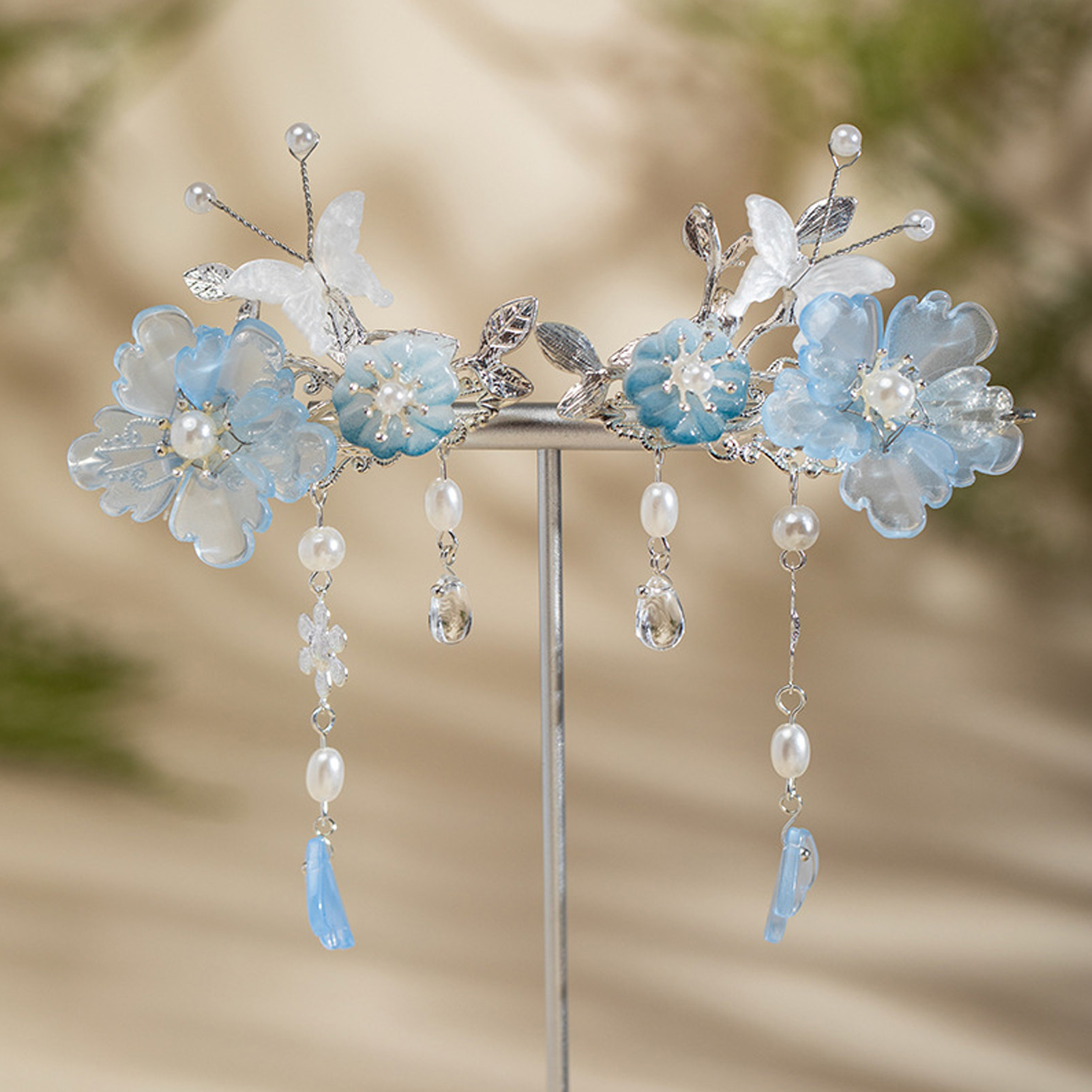 قطعتان من مشابك الشعر الرومانس - مراجعة Hanbok Hair Pin وسعره
