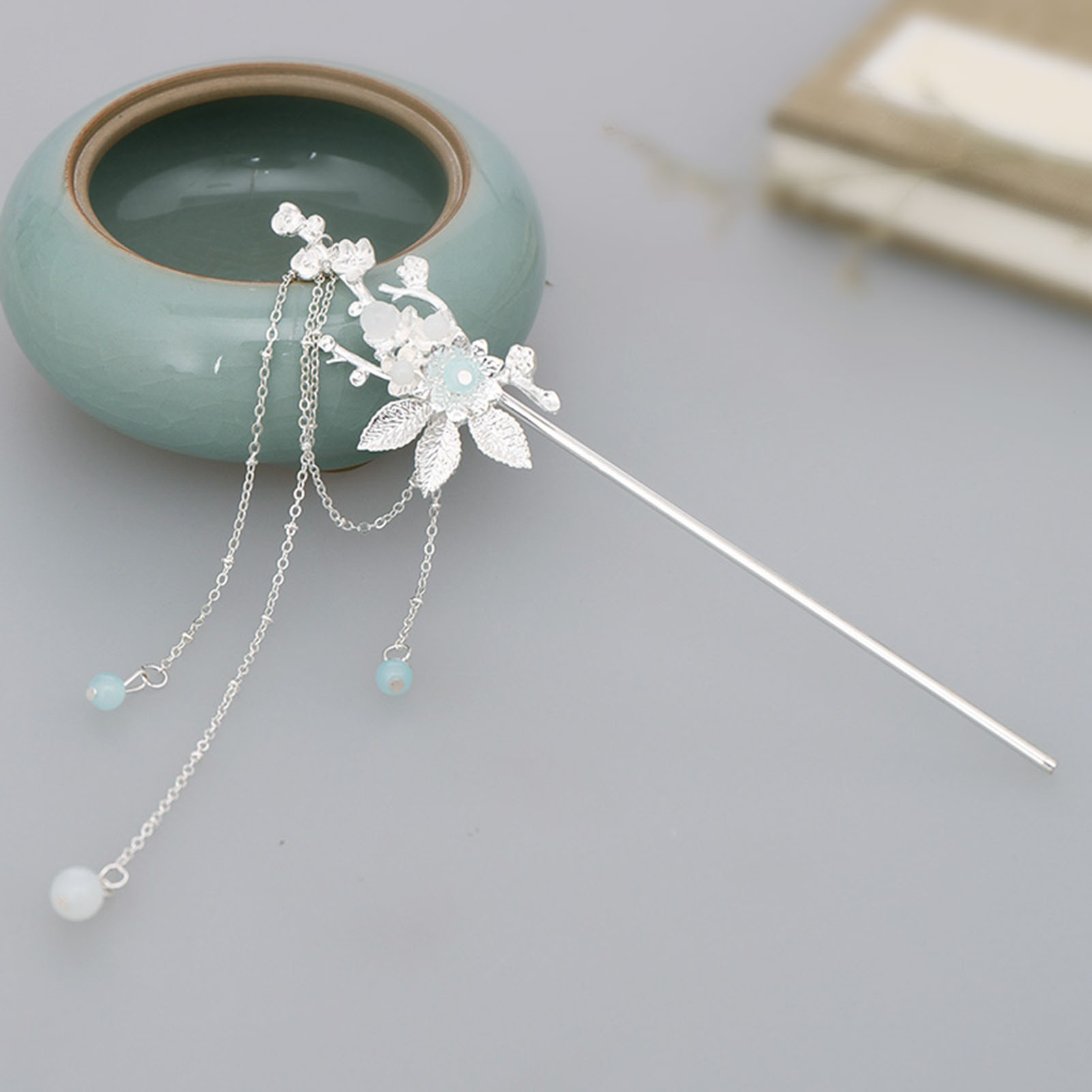 دبابيس شعر على الطراز الصيني م - مراجعة Hanbok Hair Pin وسعره